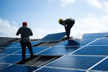 Installing a Solar Cell on a Roof